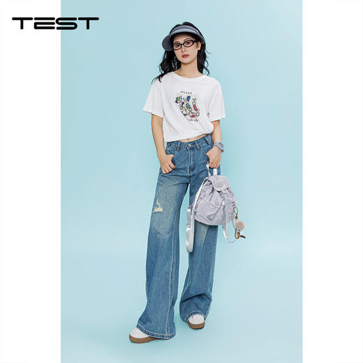 夏上新卡通趣味印花减龄百搭短袖T恤1262018 商品图2