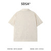 SDSA男装2026新款高贵轻奢简约日系纽扣翻领针织短袖T恤百搭时尚 商品缩略图4