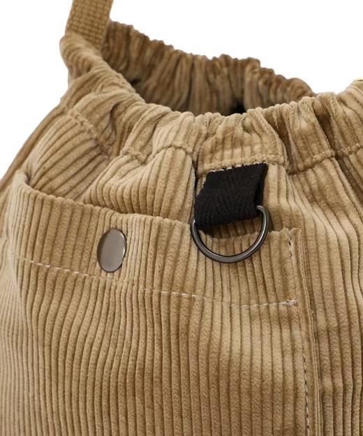 MHL 26SS 日版石褐色重磅灯芯绒2WAY抽绳包 商品图7