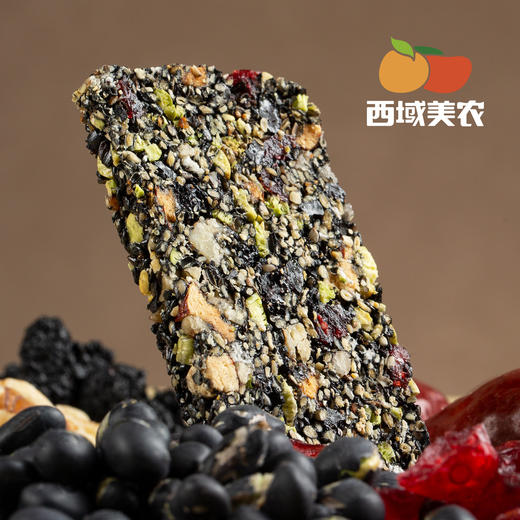 西域美农 九制黄精黑芝麻糕200g 高钙高蛋白混合坚果营养休闲零食 商品图3