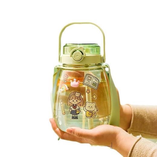 【1300ml超大容量、PC材质安全耐用】喝水杯子吸管杯高颜值女生新款夏季 颜色混发.TA 商品图4