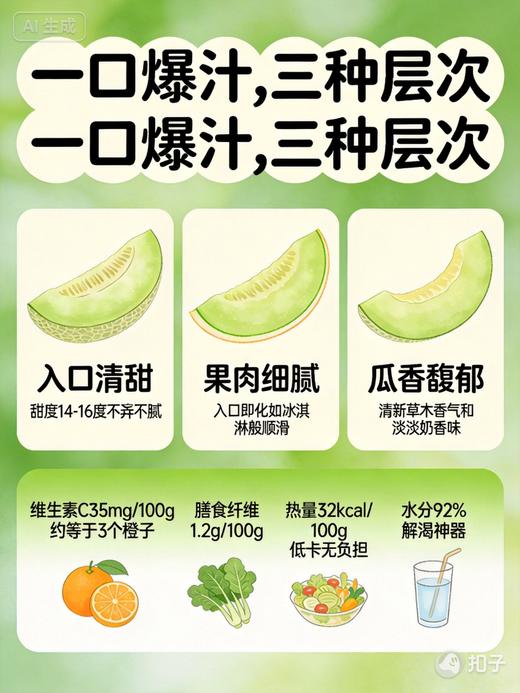 【预售】崇明东滩玉菇甜瓜3-4只/箱（约5kg/箱）根据订单顺序陆续发货 商品图3