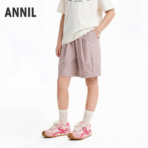 男女童梭织中裤夏季新款安奈儿童装EM626813 商品图0