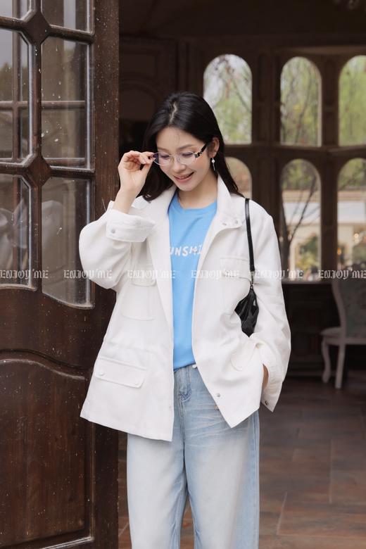 【门店同款】ENJOY夏季收腰工装立领外套 170748134 商品图3