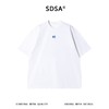 SDSA男装2026新款轻奢NO小字母刺绣短袖T恤宽松重磅圆领休闲上衣 商品缩略图0