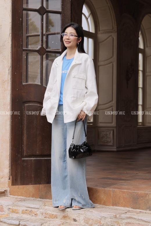 【门店同款】ENJOY夏季收腰工装立领外套 170748134 商品图7