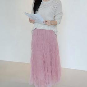 SUSX品牌2026新款波浪纱裙C1226999（下单3-7天发货）