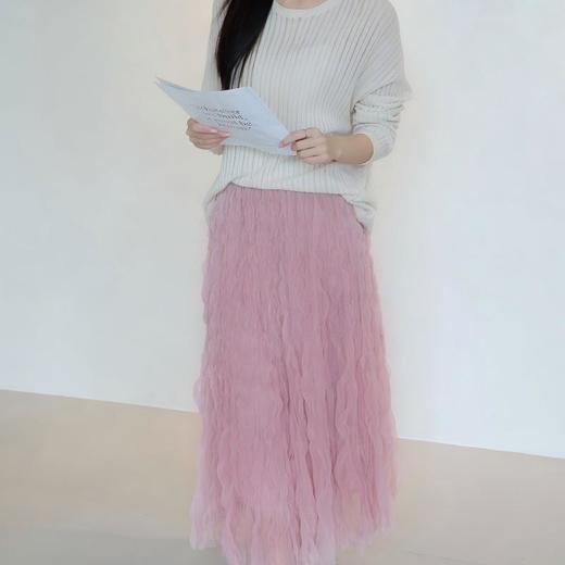 SUSX品牌2026新款波浪纱裙C1226999（下单3-7天发货） 商品图1