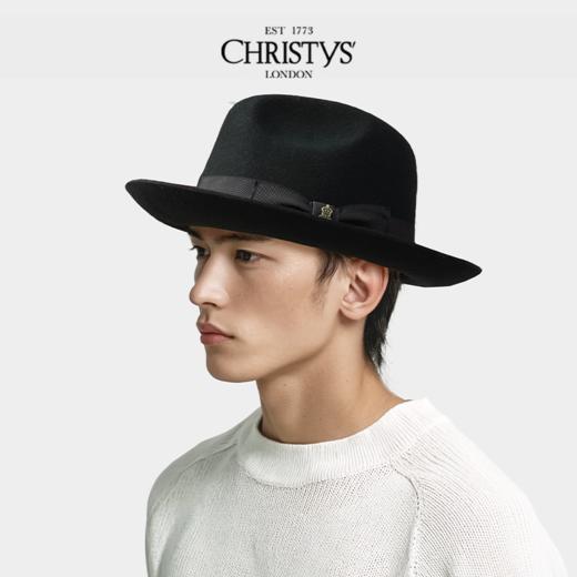 【英国王室御用品牌】Christys羊毛Trilby爵士帽蝴蝶结徽章款 商品图5