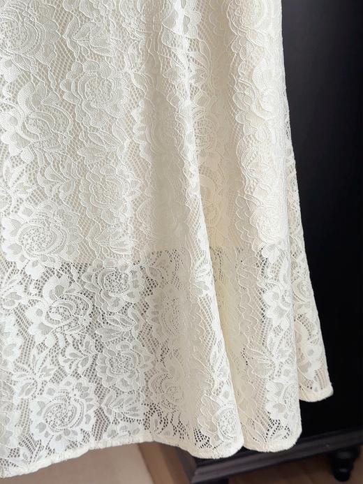 高奢蕾丝镂空显瘦鱼尾裙 高腰显瘦镂空蕾丝鱼尾裙 2026春夏季新款垂坠感包臀裙子 一步裙长裙子 商品图3