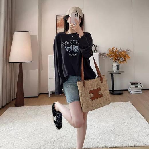 TRIUUCHU  高知印花麻感棉T 6026 日常百搭 慵懒感满满 商品图6