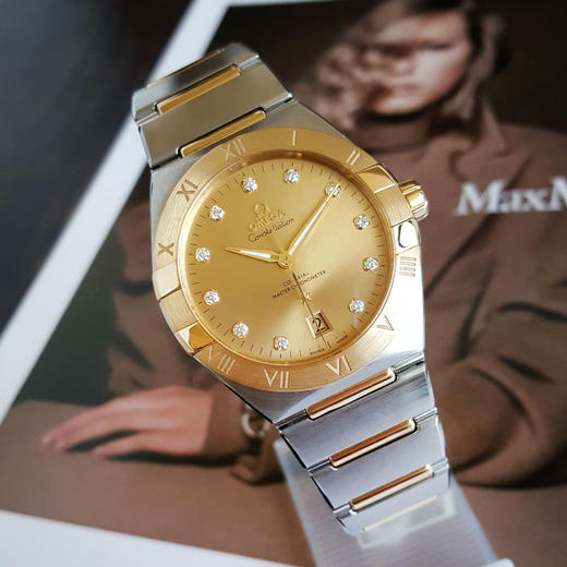 【95新】OMEGA 欧米茄131.20.39.20.58.001天文台认证同轴自动机械机芯日期显示39MM（男款）星座系列精钢/18K黄金310326NJT33 商品图4