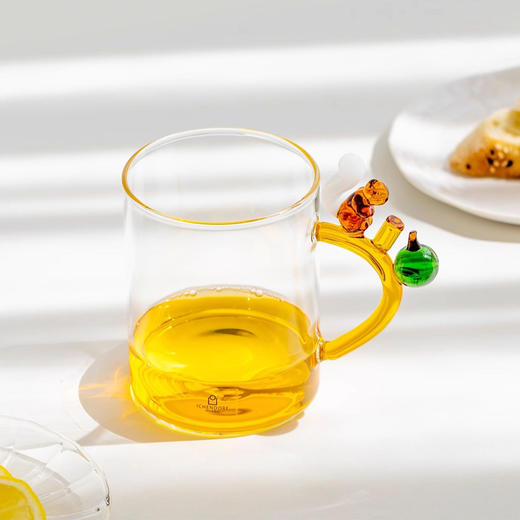 ICHENDORF 花果系列意大利进口手工可爱立体花型耐热玻璃水杯 商品图5