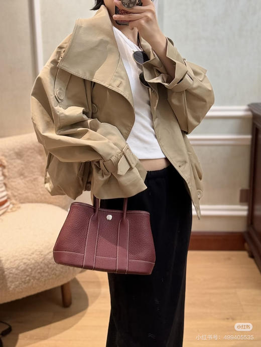 新款迷你花园包 -波尔多红 商品图0