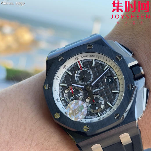 HBF爱彼皇家橡树离岸型26402陶瓷系列 黑陶瓷 男士腕表 表径44mm 7750改Cal.3126机 商品图3