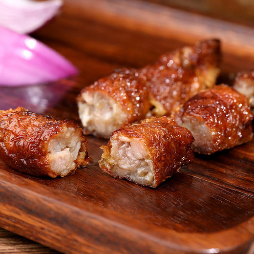 厦门五香肉卷一盒8条480g福建闽南特产小吃鸡卷漳州石码五香条酒楼餐饮特色菜 商品图4