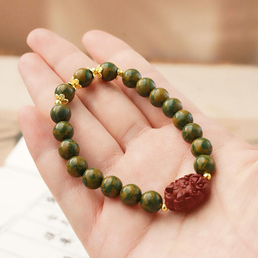 宫造 金缕含翠合香珠手串 春夏适宜yc0414002 商品图5