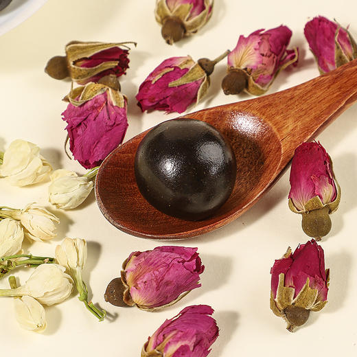 新升级玫瑰茉莉丸女人红颜红枣枸杞元气丸茯苓百合玫瑰丸一件代发 商品图1