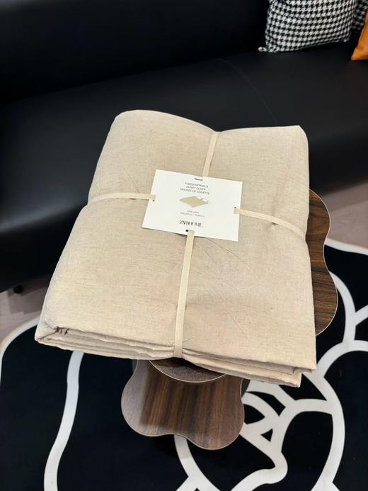 纯元！ZA*A HO ME简约可水洗亚麻被套，单被套！ 商品图0