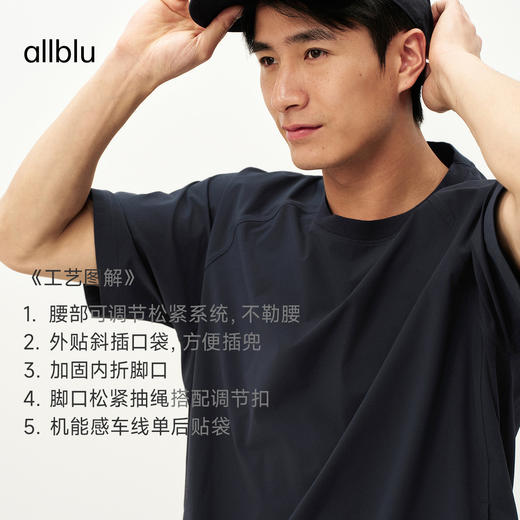 allblu男装“轻薄而有型”26春夏【轻盈凉感四面弹】男士短袖T恤 商品图2