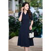 米思阳2026夏季新款通勤优雅OL职场西装连衣裙短袖修身中长款鱼尾裙2113 商品缩略图3
