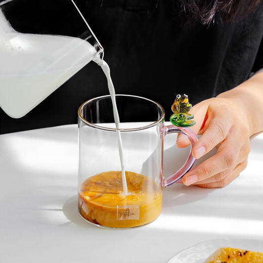 ICHENDORF 花果系列意大利进口手工可爱立体花型耐热玻璃水杯 商品图3