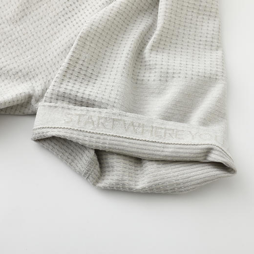 LU家同款【NICESELF  MVT休闲运动短袖 款号YLF00137】男女同款  意大利全进口圣东尼无缝机   无缝一体织造工艺 商品图3