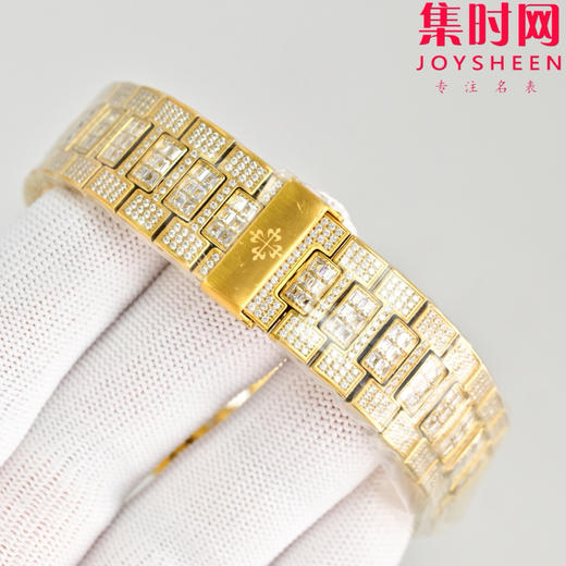 PDF百达翡丽 鹦鹉螺满天星5719系列 满钻鹦鹉螺 男士腕表 Nautilus 5719系列奢华满钻腕表 商品图5