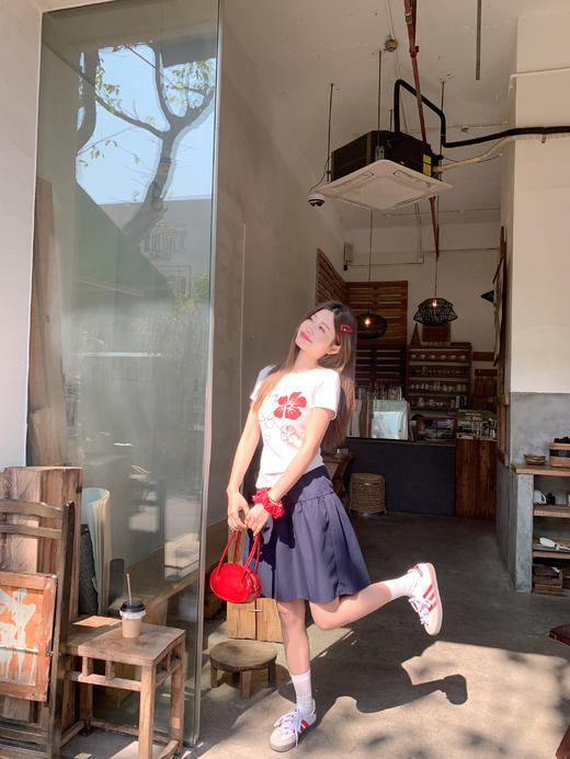 <曾小咸推荐>4.9现货秒杀 ！微信超特价！韩系印花正肩短袖t恤 日常109.99 立减50 秒杀59.99！！ 商品图9