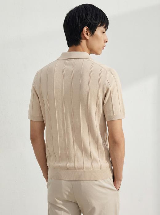 「4款可选」87.7%埃及棉12.3%桑蚕丝16针工艺针织衫 商品图1