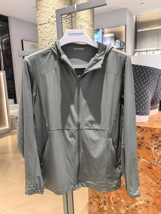 【速干防晒】SCHIESSER德国舒雅男士防晒衣 灰绿色实物颜色深一点35/24087U 商品图3