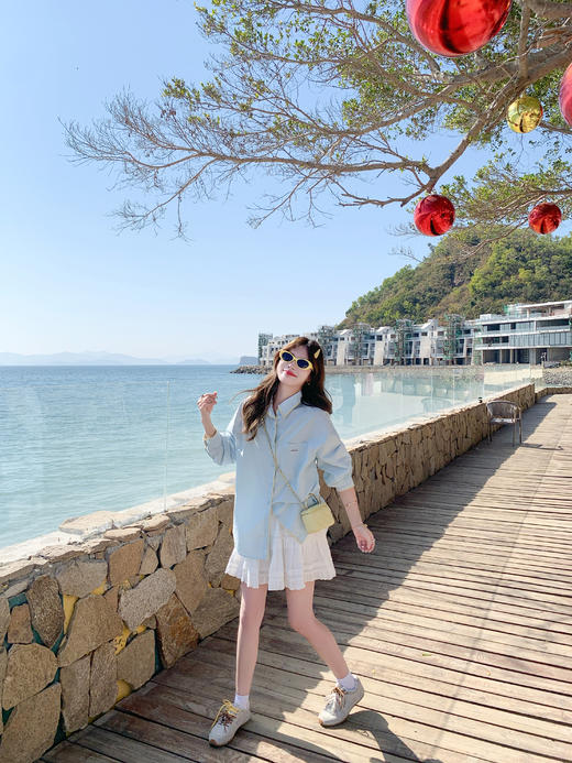 <曾小咸推荐>4.11现货秒杀 ！微信超特价！韩系撞色边衬衫 日常199.99 立减120 秒杀79.99！！ 蝴蝶结吊带背心 日常79.99 立减40 秒杀39.99！！ 商品图13