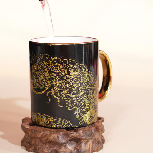 热卖中！！ 马到成功温变杯 景德镇匠心瓷 办公居家高颜值饮水杯礼盒 商品图7