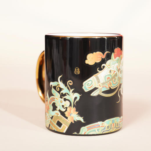 热卖中！！ 马到成功温变杯 景德镇匠心瓷 办公居家高颜值饮水杯礼盒 商品图5