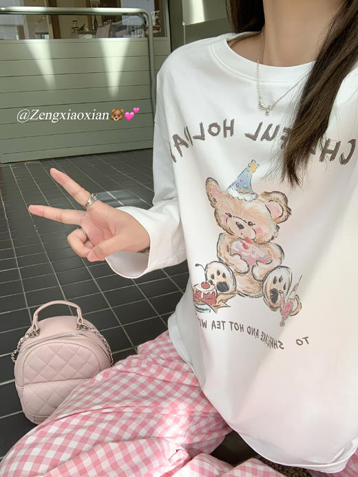 <曾小咸推荐>4.11现货秒杀 ！微信超特价！萌趣小熊长袖T恤 日常139.99 立减80 秒杀59.99！！ 商品图10