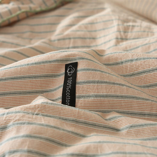 怕热爱出汗的“救命被”！纯棉超吸汗！恒源祥 2026新款无印风色织全棉贝壳绣棉花夏被空调被/床单/枕套  透气舒适 多规格可选 商品图9