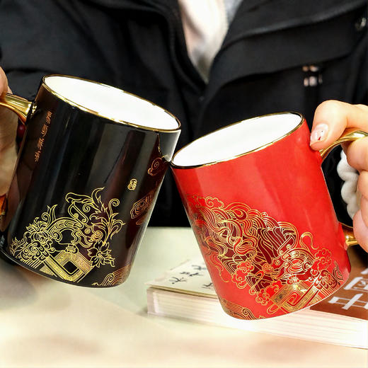 热卖中！！ 马到成功温变杯 景德镇匠心瓷 办公居家高颜值饮水杯礼盒 商品图6