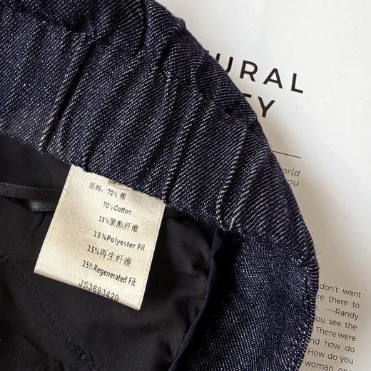 直发 慵懒老钱风 薄款褶皱显瘦防褪色牛仔裤直筒阔腿裤【JS3693420】 商品图7