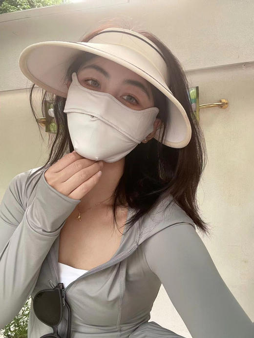 🌸【古那福GUNEFUU特价清货防晒口罩】🔹小儿不能防老，防晒一定可以❗️❗️ 小野和子2025款同版型 🔹小野在售价35.9/个，我们19.9💰三个❗️❗️  商品图0