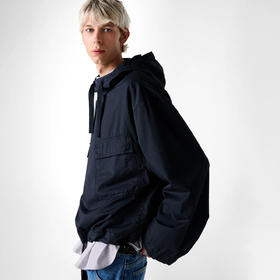 STUDIO NICHOLSON JACKETS 男装成衣染色军事风连帽套头夹克