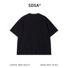 SDSA男装2026新款高贵轻奢慵懒风竖纹半纽扣圆领短袖T恤百搭休闲 商品缩略图1