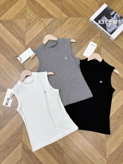 F040930一包3件装春夏新款弹力时尚百搭天鹅颈工字背心式打底衣 商品图2