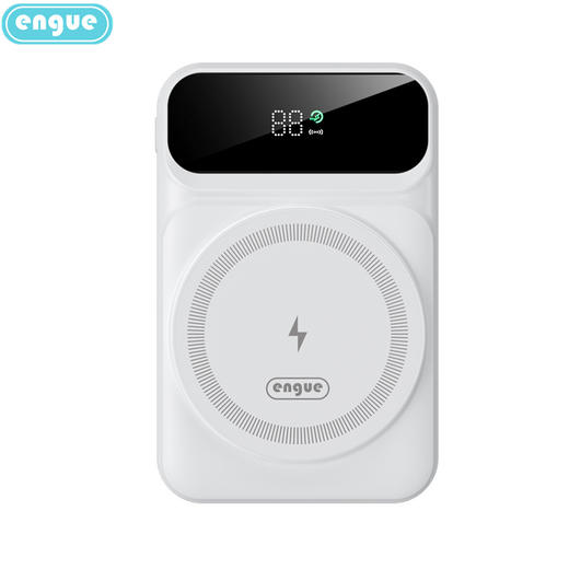 engue恩谷 磁吸无线充移动电源 EG-PD19磁吸咔哒吸附苹果15W支架式充电宝 商品图2