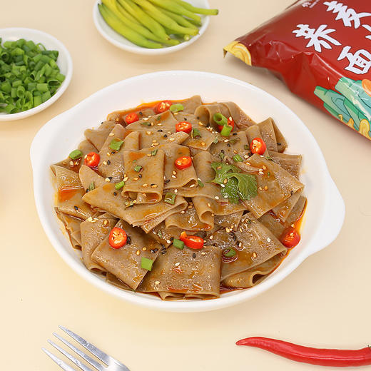 荞麦面皮免煮非油炸面皮速食干拌自带料包管理期宿舍宵夜高饱腹 商品图5