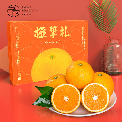 【三峡脐橙】湖北秭归脐橙橙挚礼12枚彩箱   产地现摘新鲜直达 商品图0