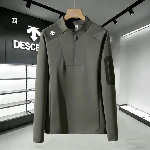 F040919春秋季新款时尚休闲百搭半拉链运动排湿速干长袖卫衣 商品图8