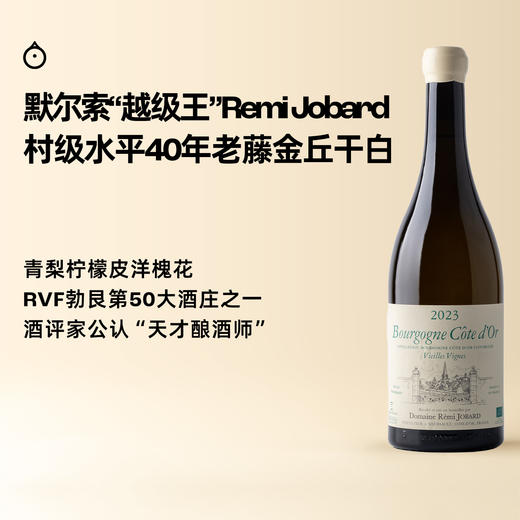 企鹅市集|法国勃艮第 雷米悦巴酒庄 勃艮第金丘老藤白葡萄酒  超火干白名家Remi Jobard 40年老藤 商品图0