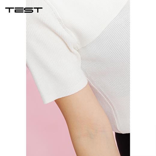 夏上新蝴蝶结翻领显瘦减龄百搭温柔风针织衫1262051 商品图3