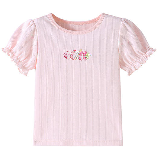 【实体店同款】女童圆领短袖上衣夏季新款安奈儿童装XG621205 商品图5