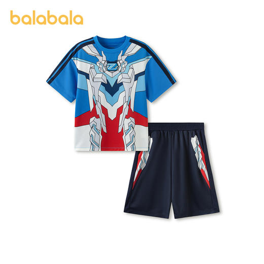 【奥特曼IP商场同款】巴拉巴拉男童短袖套装儿童两件套2026新款夏 商品图4